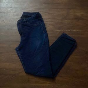 Dark denim jeans